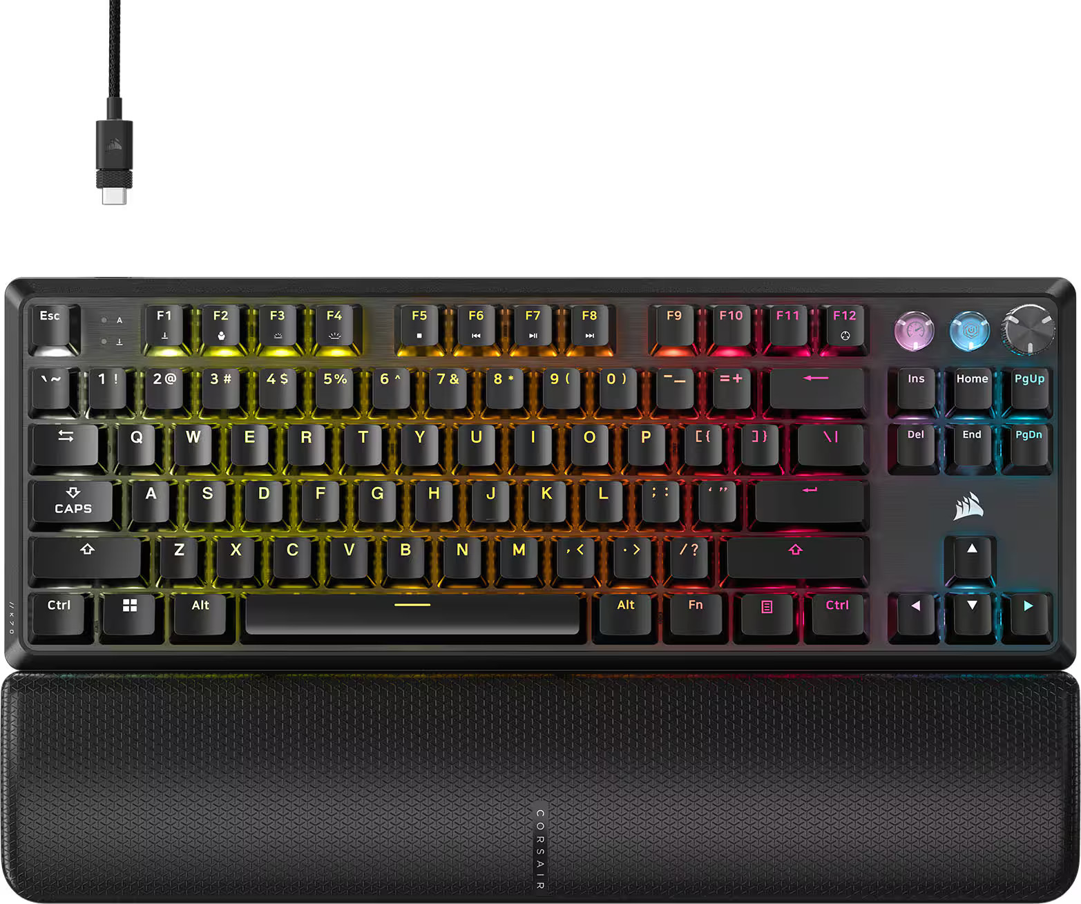 CORSAIR - K70 PRO TKL Wired Magnetic Hall Effect Programmable Gaming Keyboard...