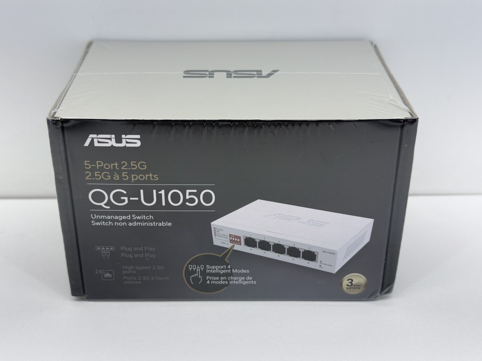 ASUS QG-U1050 5-Port 2.5G Unmanaged Ethernet Switch Brand New Sealed