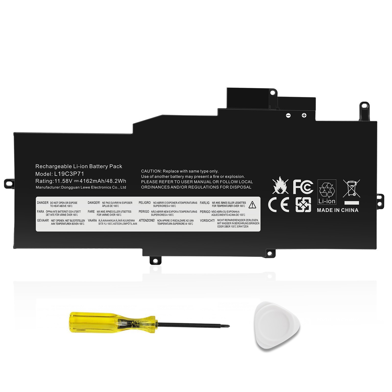 NEW L19C3P71 Battery For Lenovo ThinkPad X1 Nano Gen 1st L19M3P72 L19M3P73