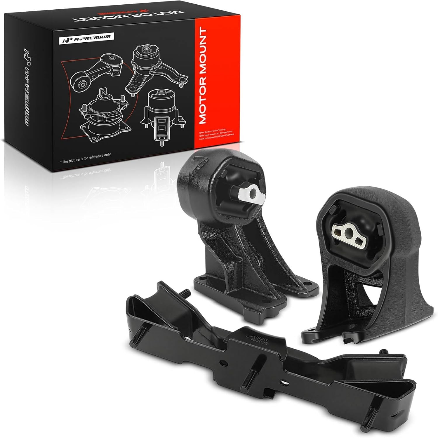 A-Premium 3PCS Engine Motor Mount and Transmission Mount Kit Compatible with Ram