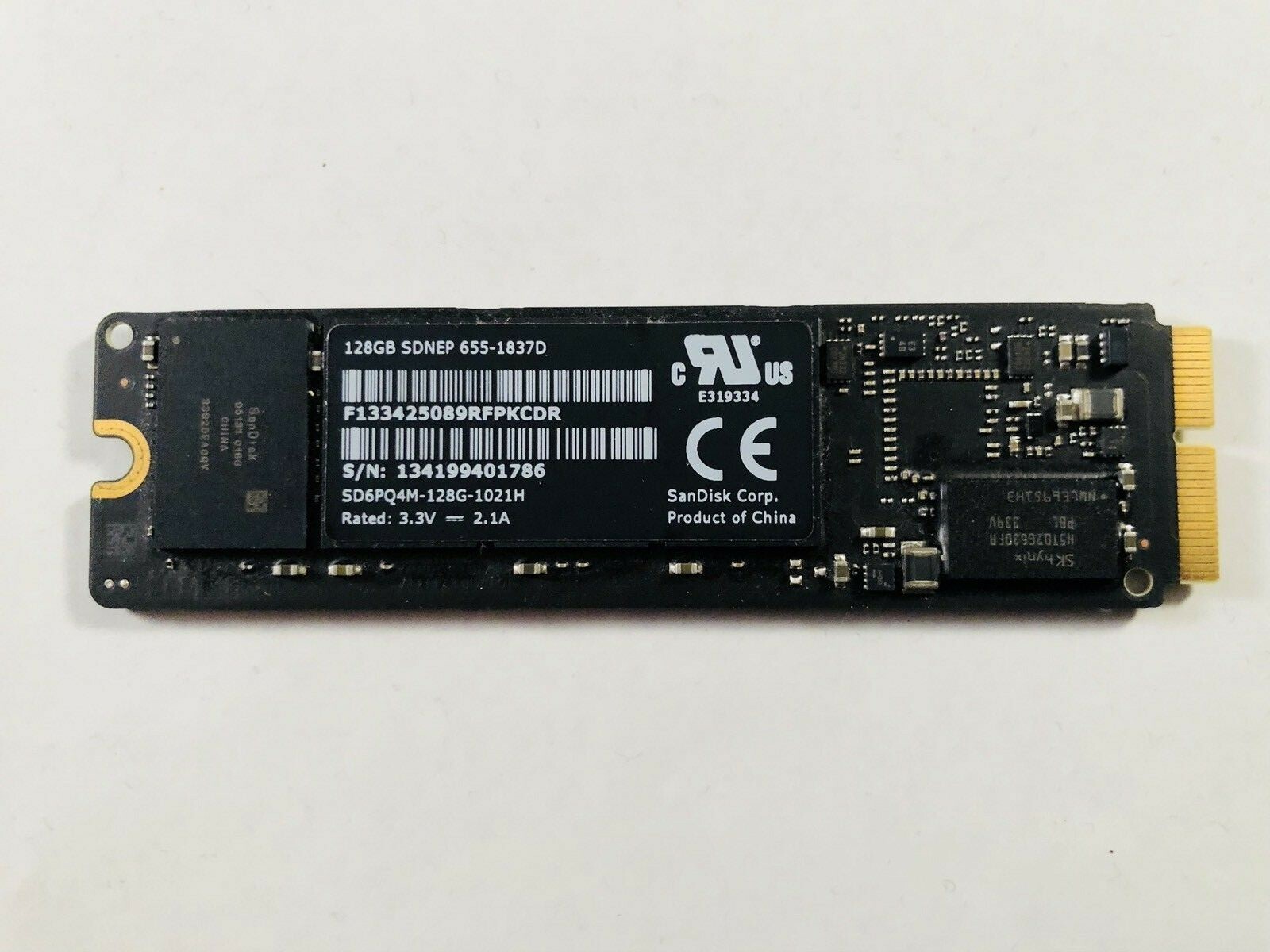   OEM genuine Macbook Pro 13 A1502 L-2013 2014 SSD Solid State Drive 128GB
