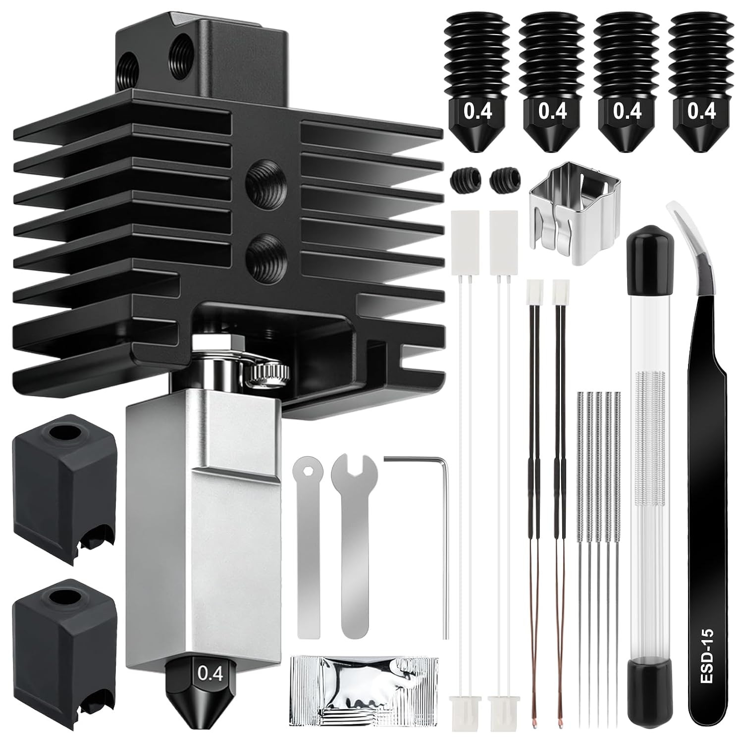 Hotend Kit for Bambu Lab X1C/X1/X1 Carbon 3D Printer, High Speed Printing X1C