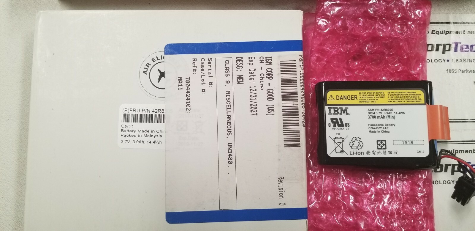 IBM 42R8305 97P4846 39J5554 NEW IBM 2780 Cache Battery 57xx