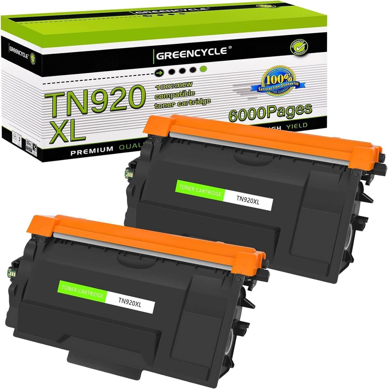 TN920XL High Yield Black Toner Compatible for Brother HL-L6310DW MFC-L6810DW 2PK