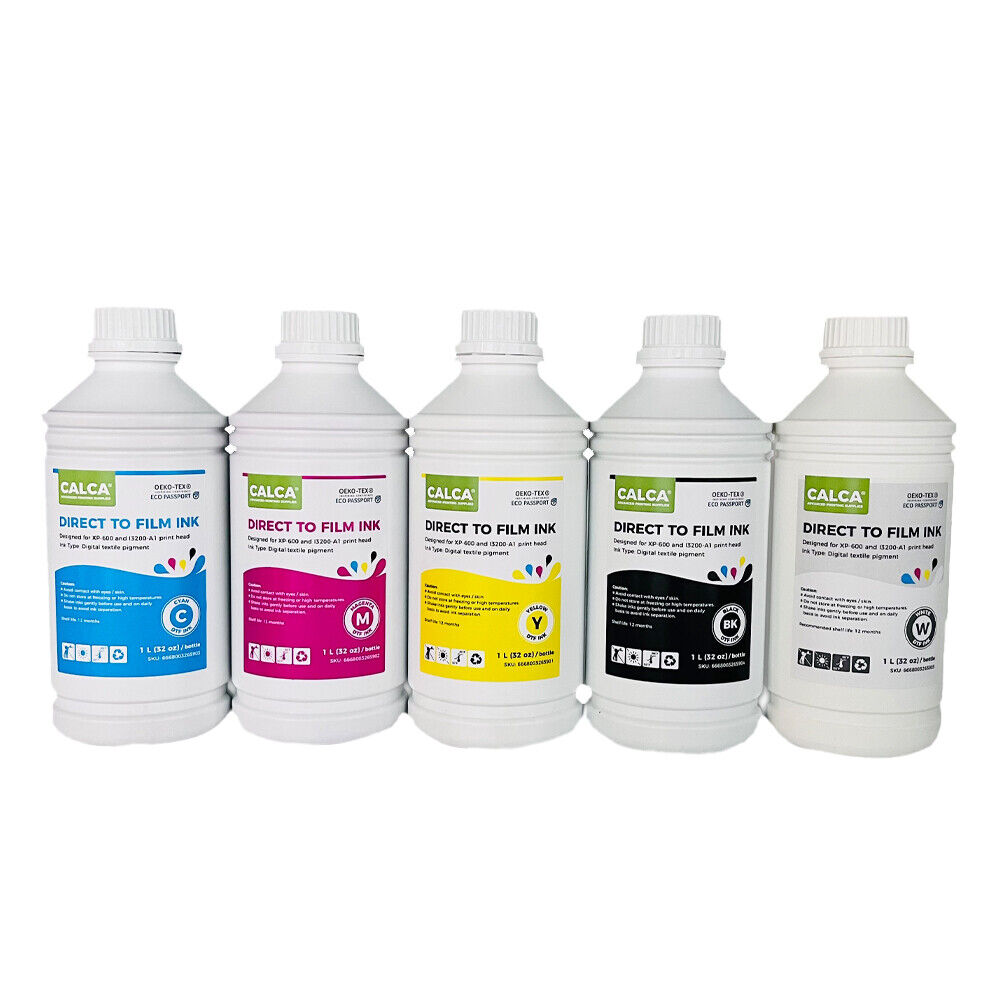 CALCA Direct to Transfer Film Ink for Epson Printheads 1L / Bottle, DTF Inks