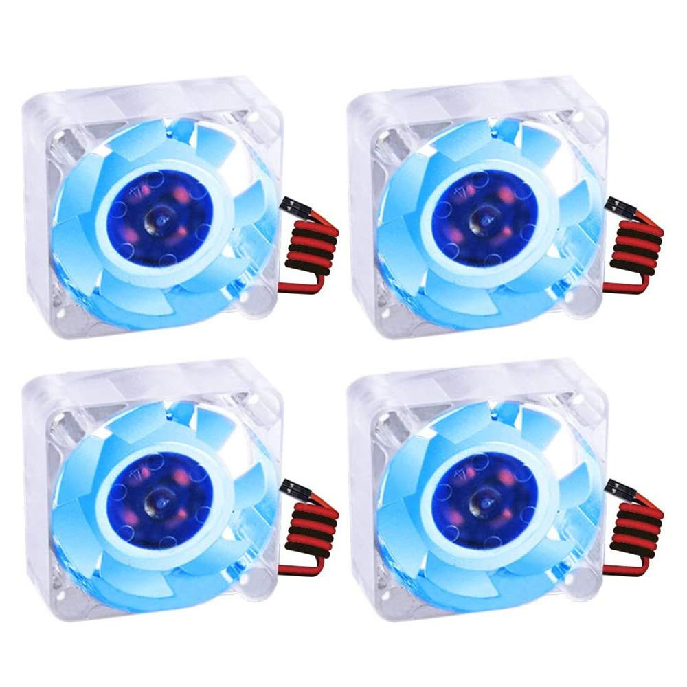 Geeekpi 4Pcs 40X40X10Mm 4010 DC 5V Brushless CPU Cooling Fan for Raspberry Pi
