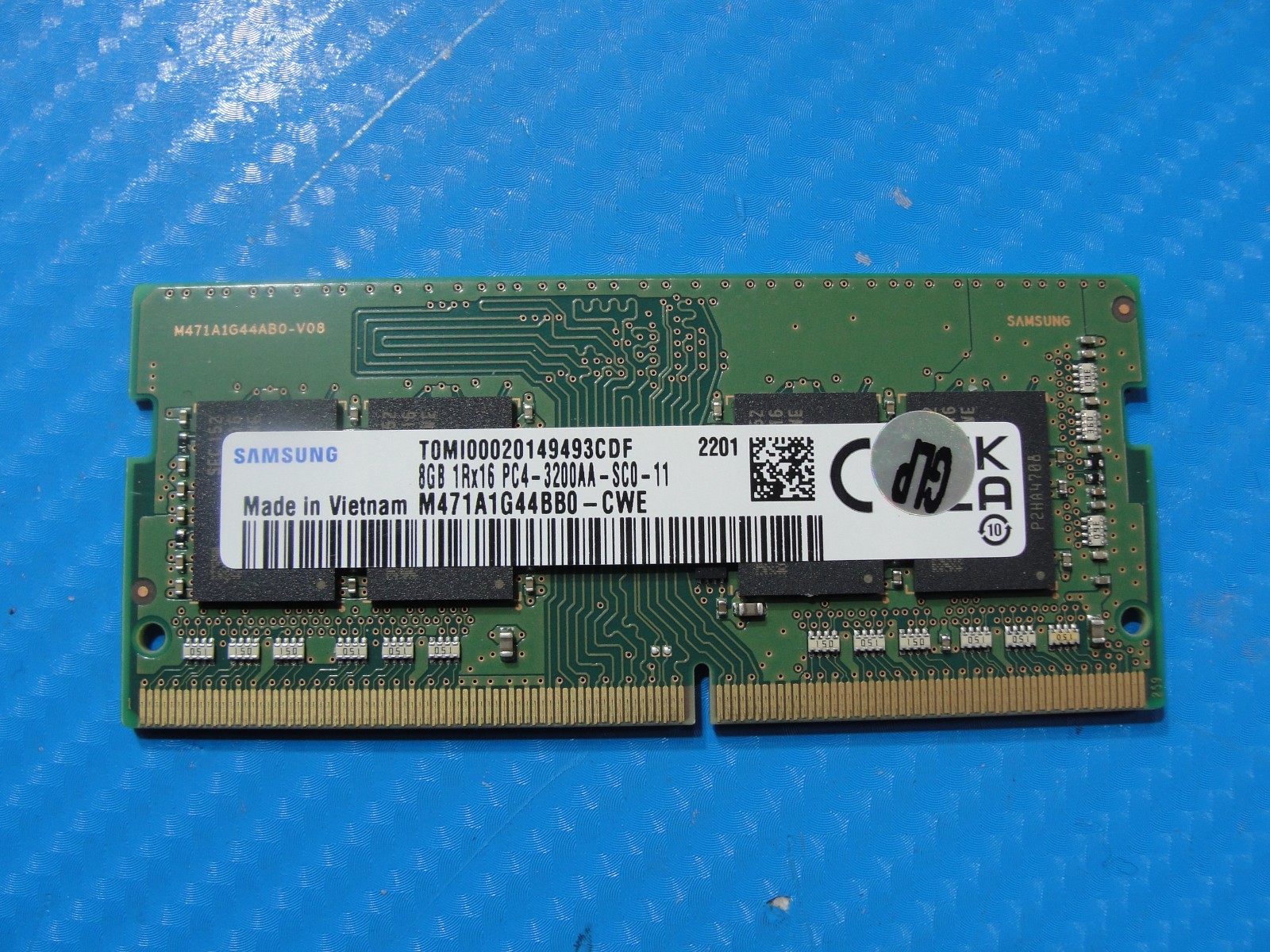 Dell 5430 Samsung 8GB 1RX16 PC4-3200AA Memory RAM M471A1G44BB0-CWE