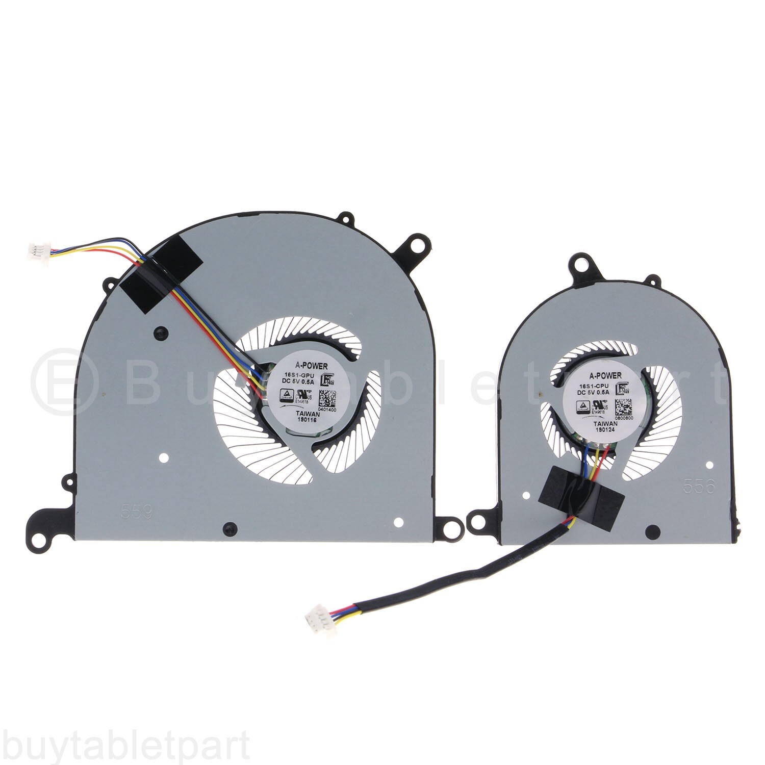 NEW CPU&GPU Cooling Fan For MSI PS63 Modern 8RC 8SC GTX1050  MS-16S1 16S1-CPU