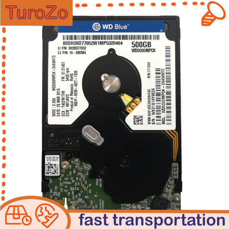 WD5000MPCK 500GB 16MB SFF-8784 SATA 2.5" Laptop HDD Hard Drive- Ultra 5mm New