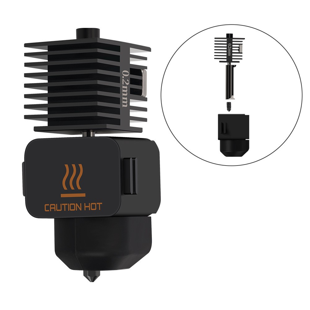 For Bambu Lab A1 mini Hotend Kit 0.2/0.4/0.6/0.8MM Nozzle Hardened Steel lot SUK