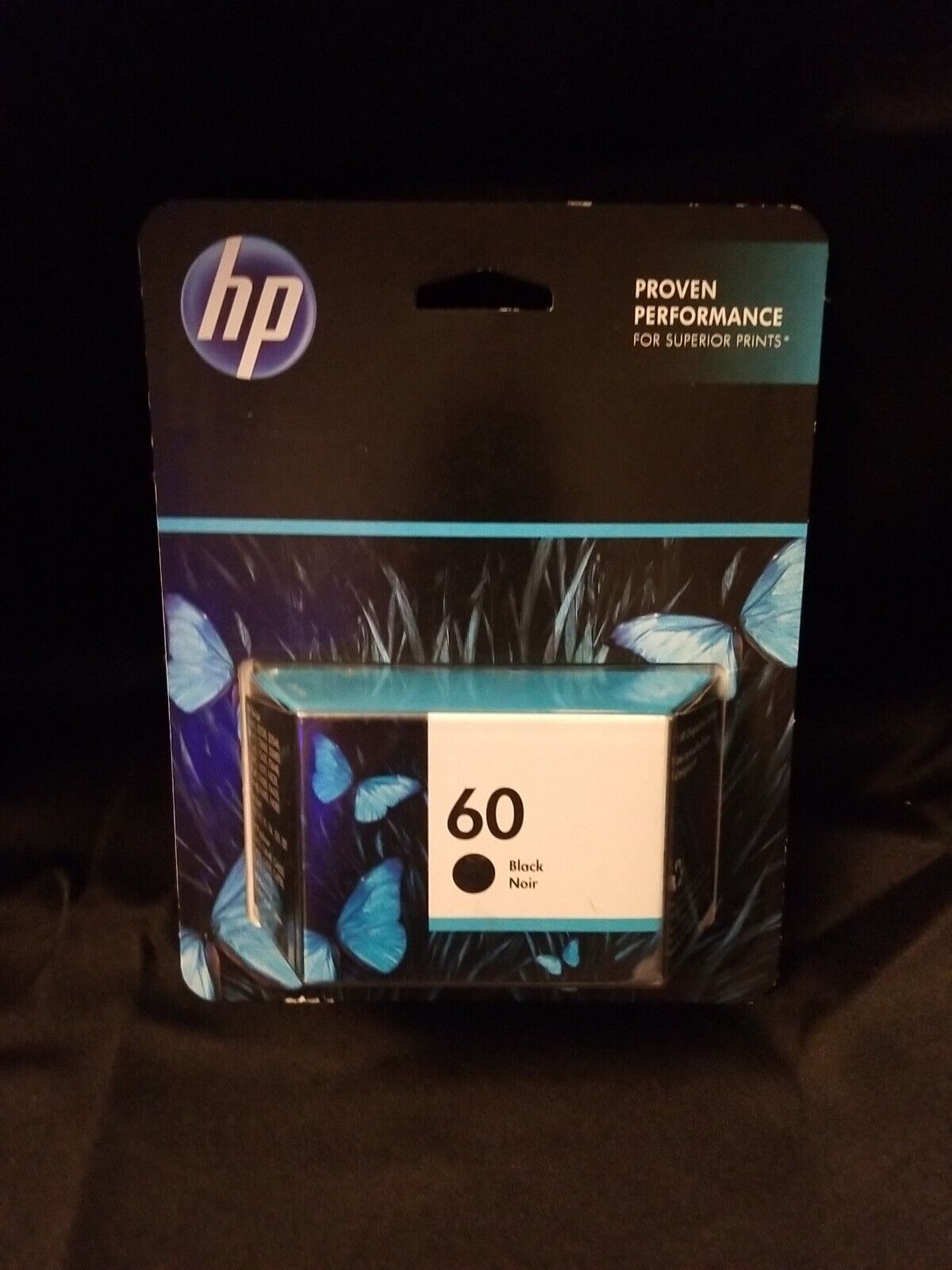 New And Sealed Genuine HP 60 Black Ink Cartridge - EXP 4/2023