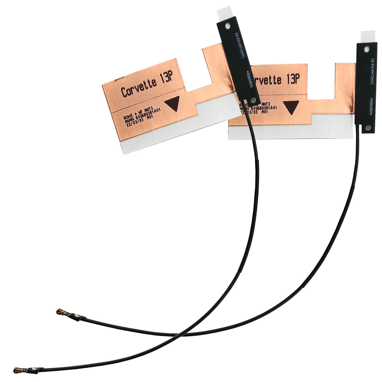 Internal M.2 WiFi Bluetooth Antenna 16cm Cable for Laptop NGFF Wireless Adapter