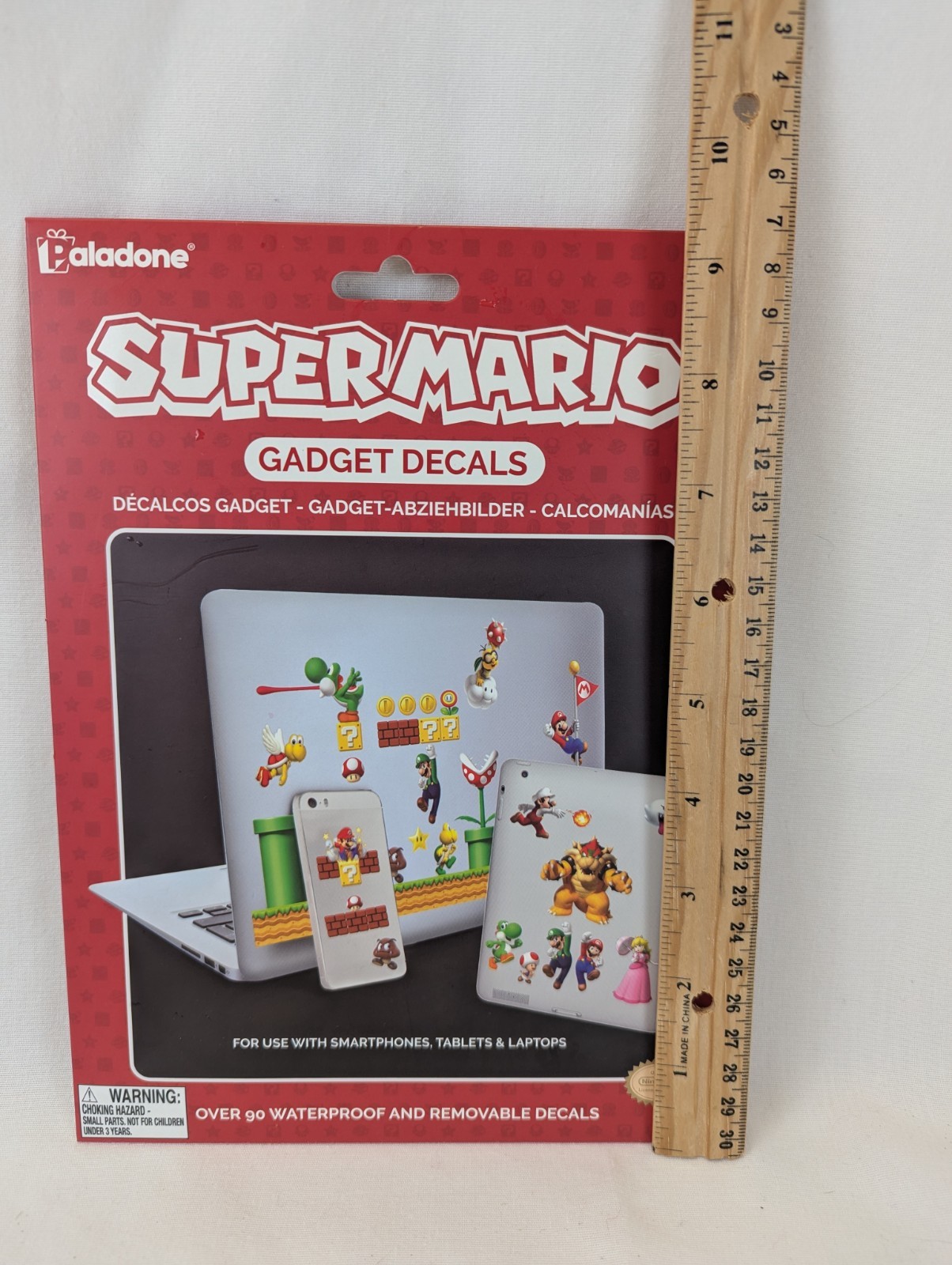 Decals, Super Mario Gadgets Decals. Over 90. Open Box, No Decals Used