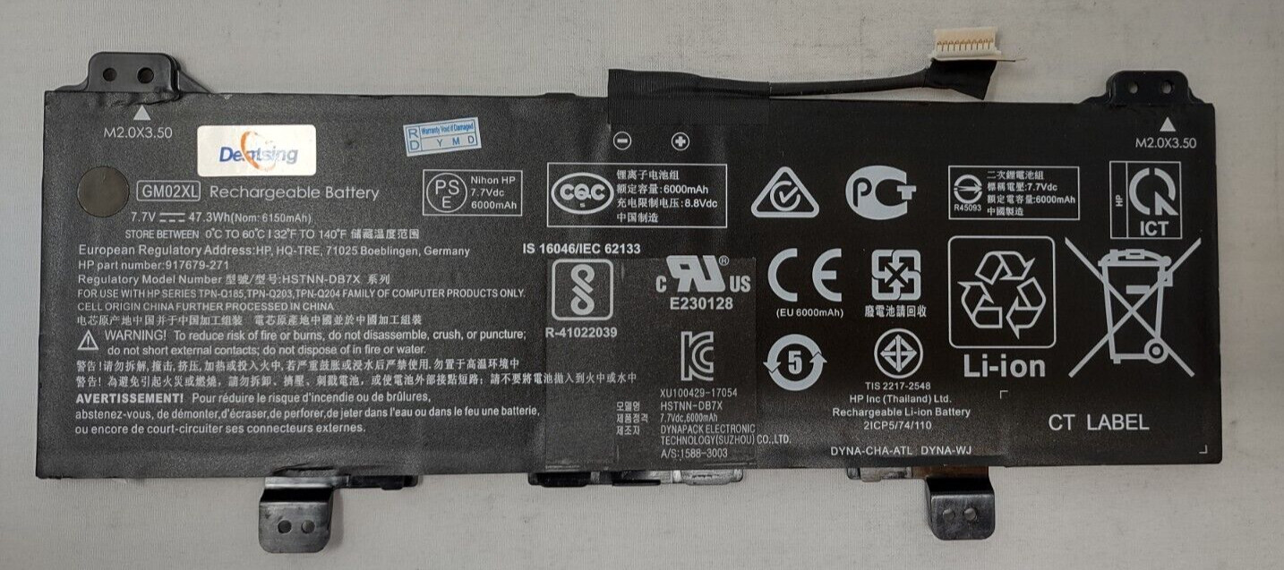 Dentsing GM02XL Rechargeable Laptop Battery for Chromebook