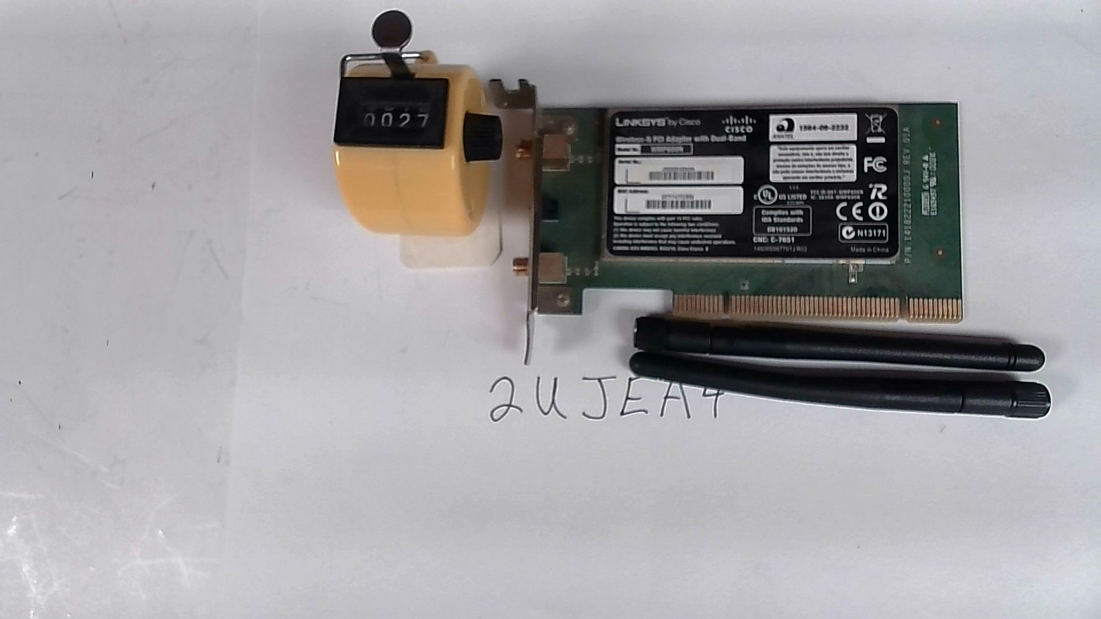 Linksys Wireless-N PCI Adapter with Dual-Band (WMP600N) w/ Antennas
