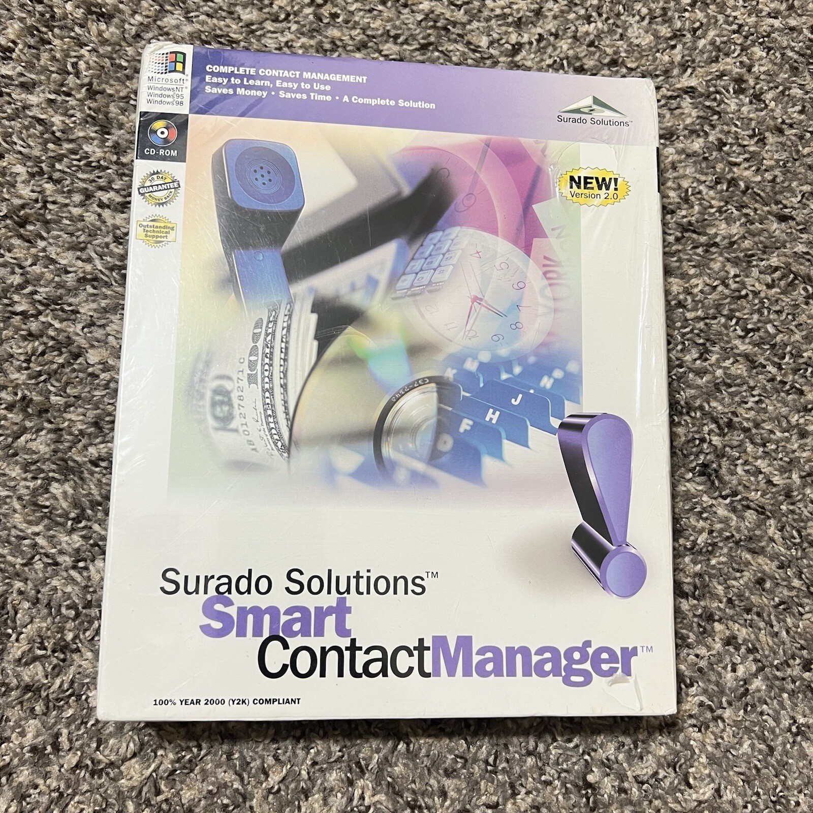 Microsoft Smart Contact Manager Version 2.0 Vintage 1996-1999 NEW SEALED