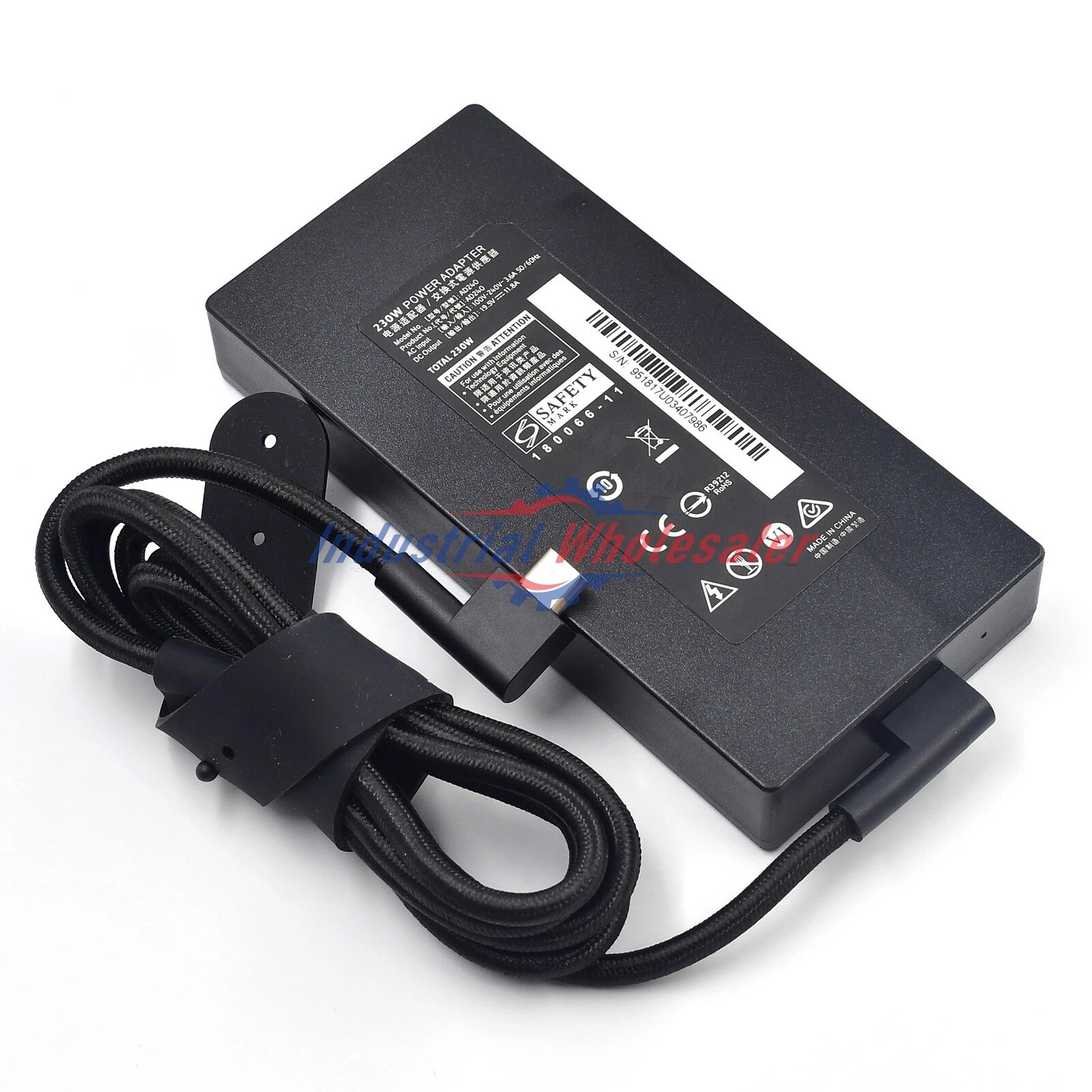 Replacement 230W Razer Blade Charger for Razer Blade Pro 17 4K Laptop RC30-02481