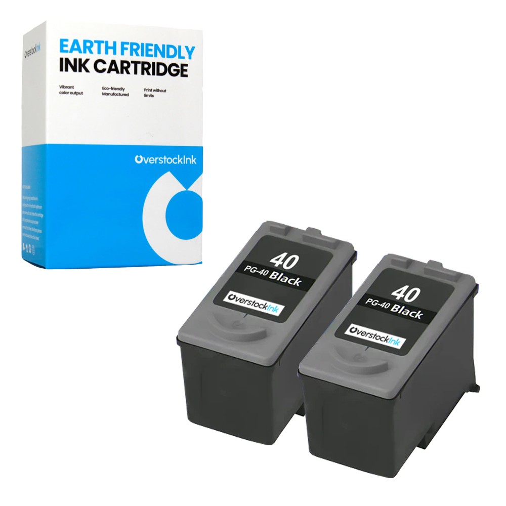 OSI 2PK Compatible Canon 40 Ink Cartridge for PIXMA iP1200 iP1300 iP1600 iP1700