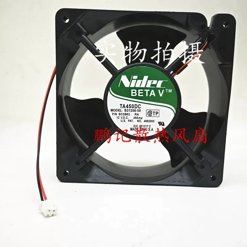 1PCS Nidec TA450DC B31256-55 12V 0.49A Fan