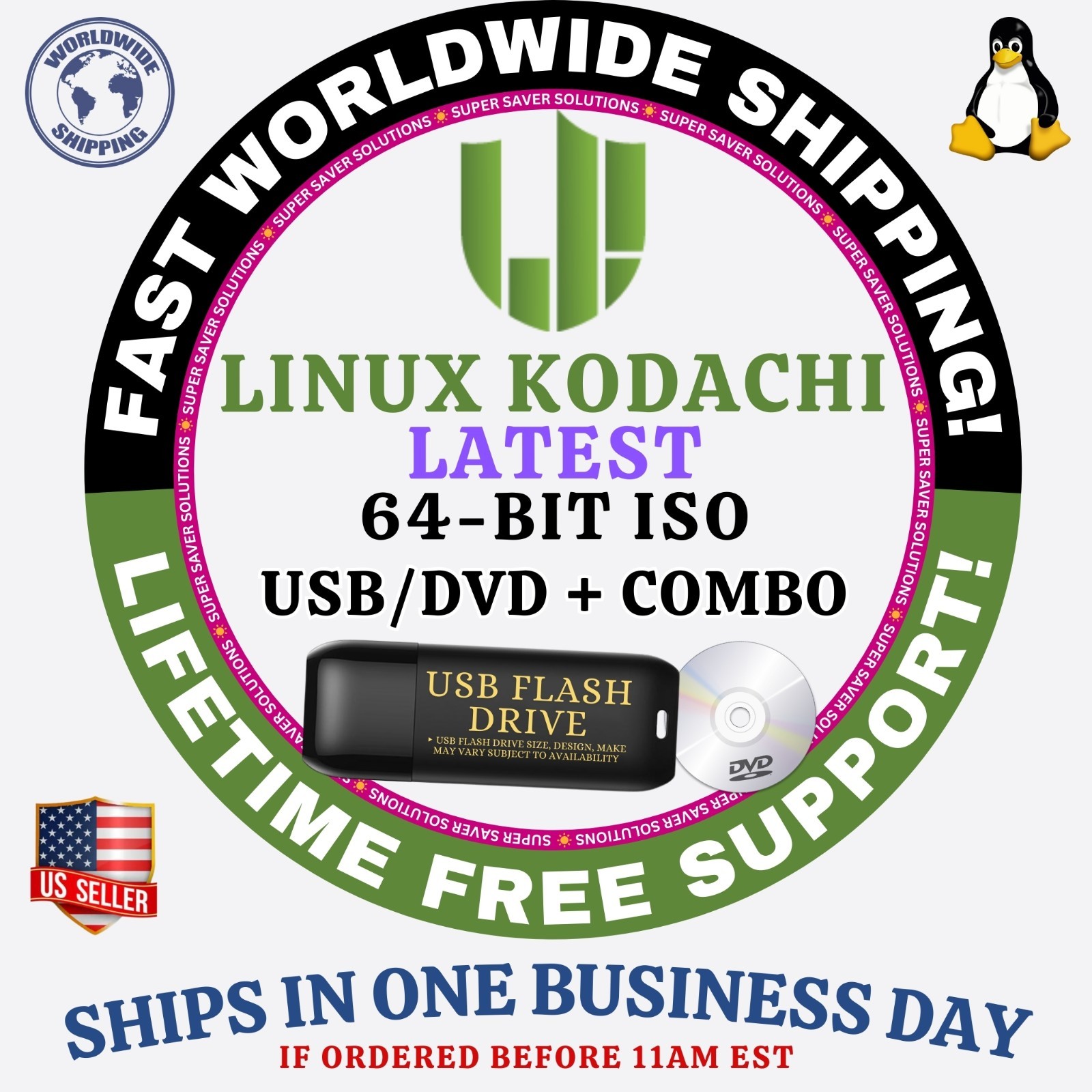 Kodachi Linux OS - LATEST VERSION - USB / LIVE DVD  MAC, PC