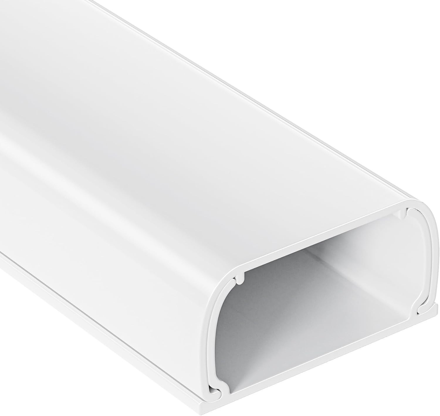 Large Cord Hider - 47In Wire Hiders for TV on Wall, Paintable Cable Hider, X-Lar
