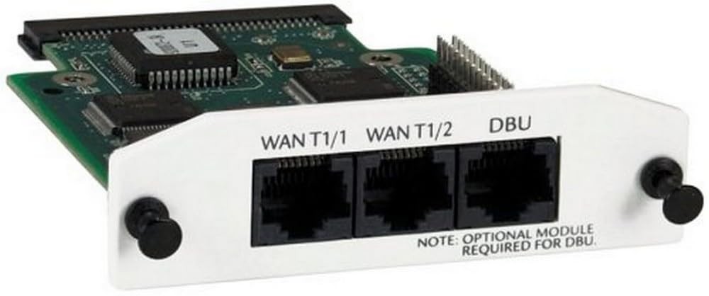 Adtran 1200872L1 Netvanta Dual T1/FT1 NIM for NV3000,4305 and 1224R/STR