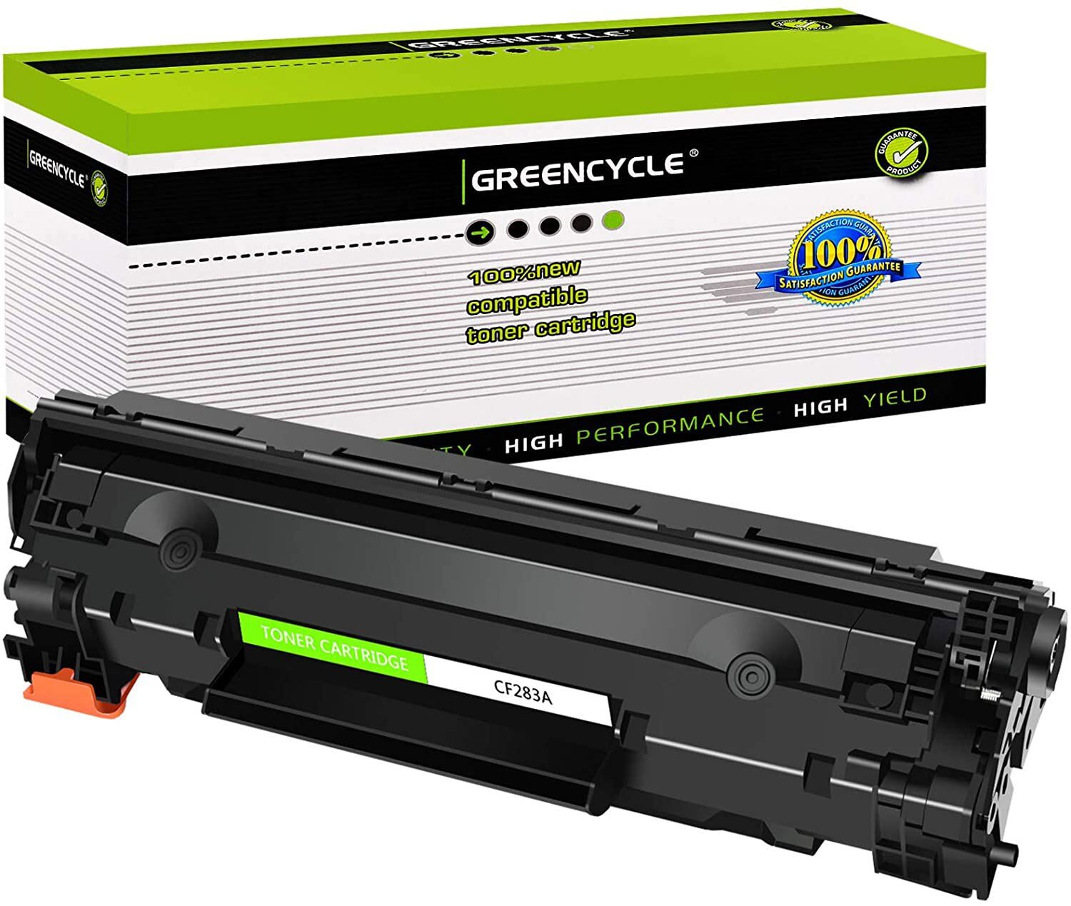 1PK CF283A (83A) Black Laser Toner Cartridge Fits for HP LaserJet Pro MFP M127fw