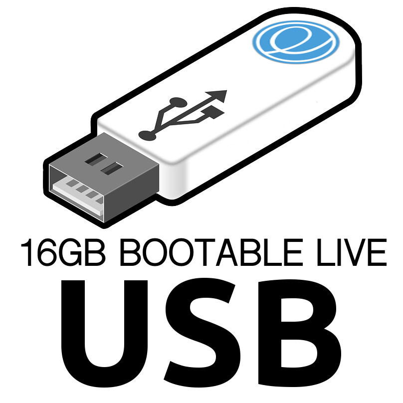 Elementary OS 5.0 Juno 64 bit 16GB USB Drive Linux Desktop OS Live Bootable USB