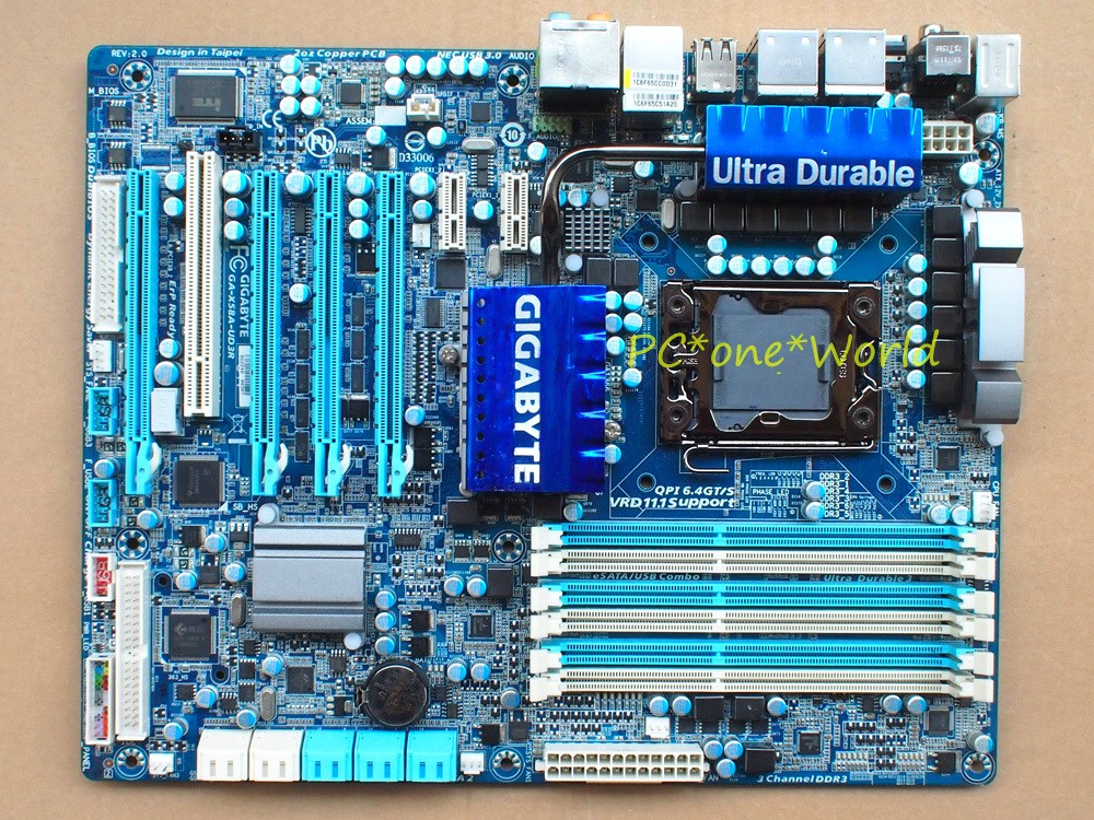 Gigabyte GA-X58A-UD3R V1.0 motherboard Socket 1366 DDR3 Intel X58 100% working