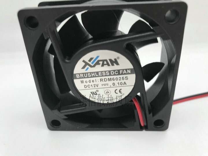 XINRUILIAN XFAN DC Fan RDM6025S DC12V 0.10A 60mm 6025   cooling fan