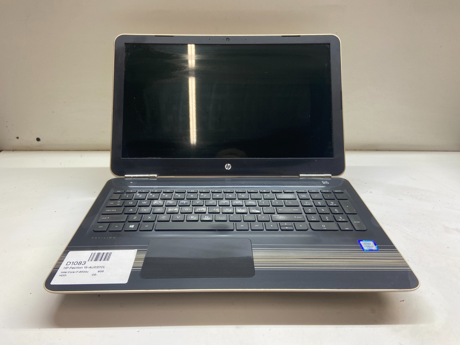HP Pavilion 15-AU037CL Intel Core i7-6500u 2.5GHz 8GB NO HDD/Battery