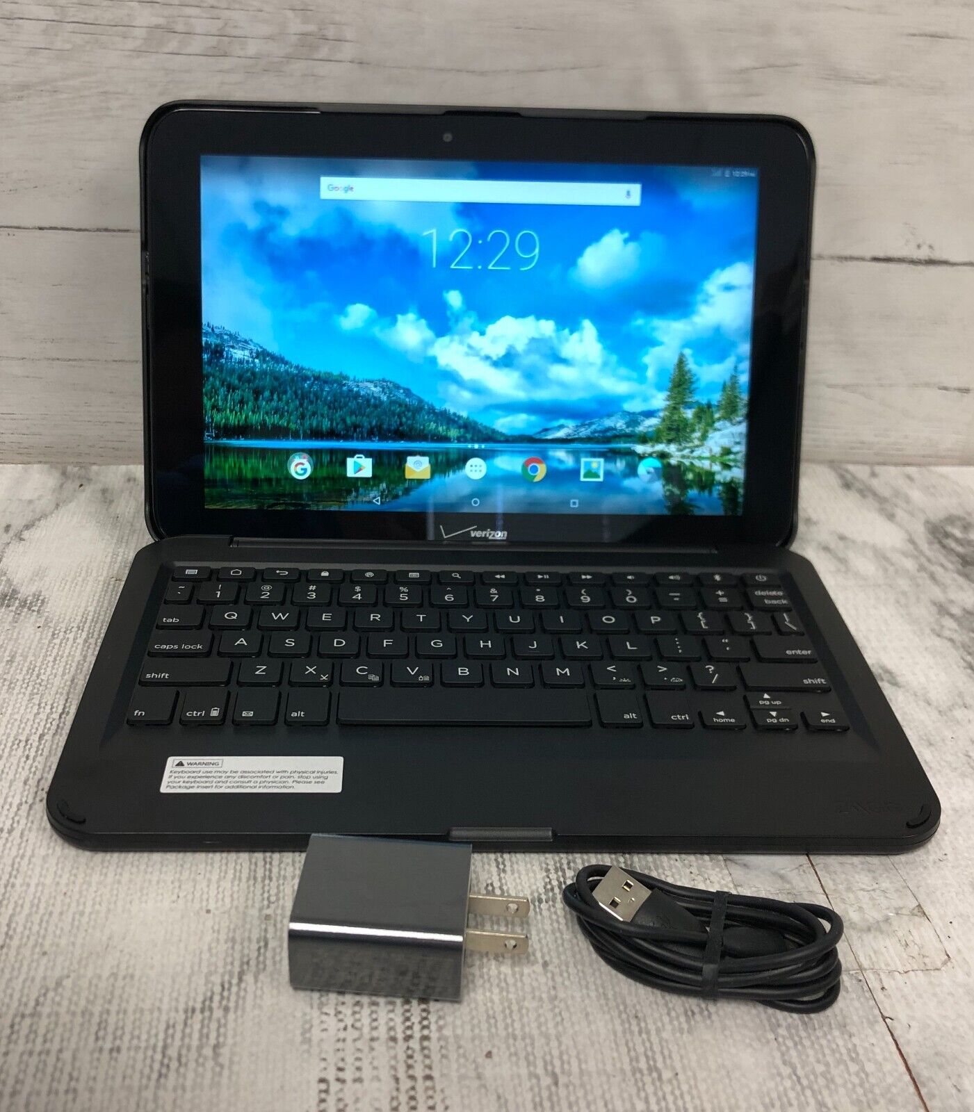 W/Keyboard Verizon Unlocked Wireless Ellipsis 10 QTAIR7 16GB Wi-Fi + 4G Tablet*