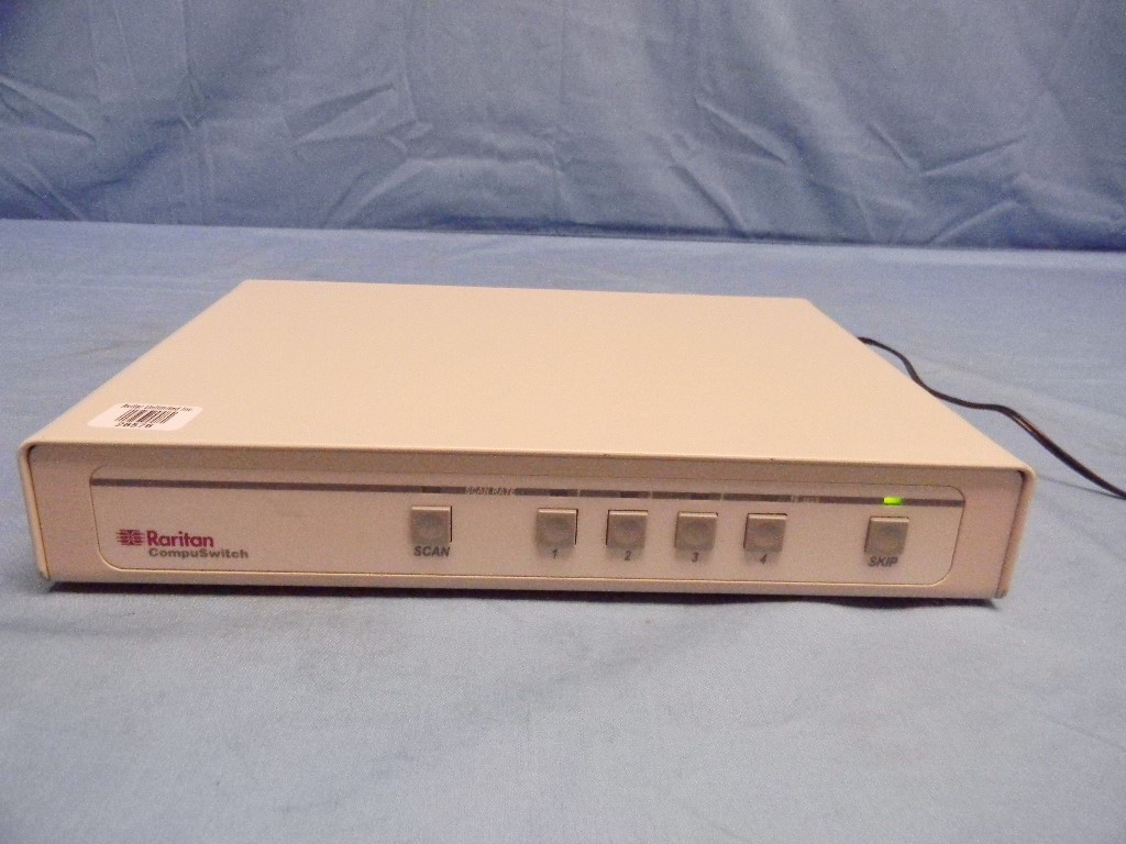 Raritan CS4-PENT CompuSwitch 4-Port KVM Switch w/AC Adapter
