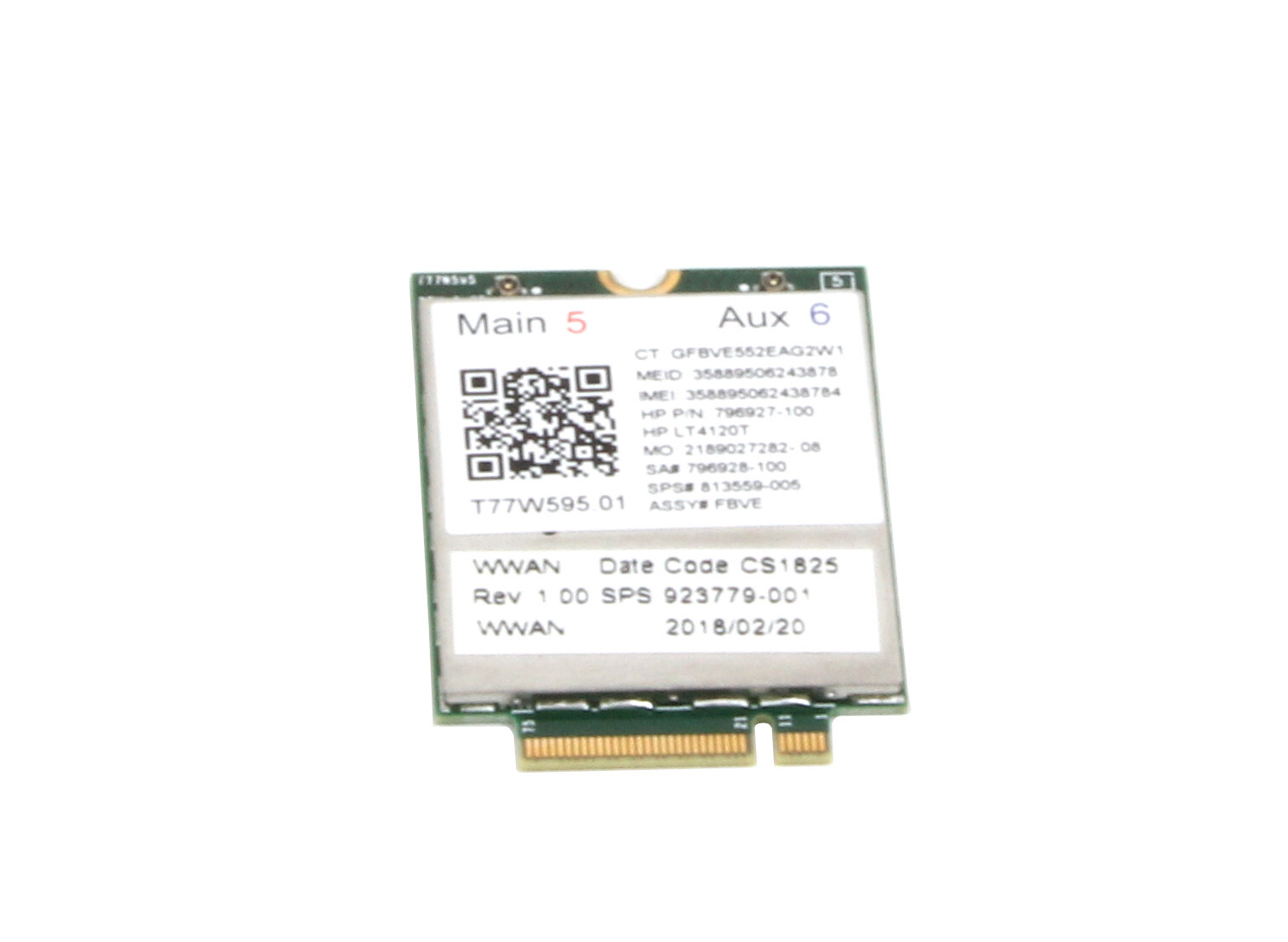 For HP - Genuine WWAN Wireless Card | 813559-005 | 796927-100