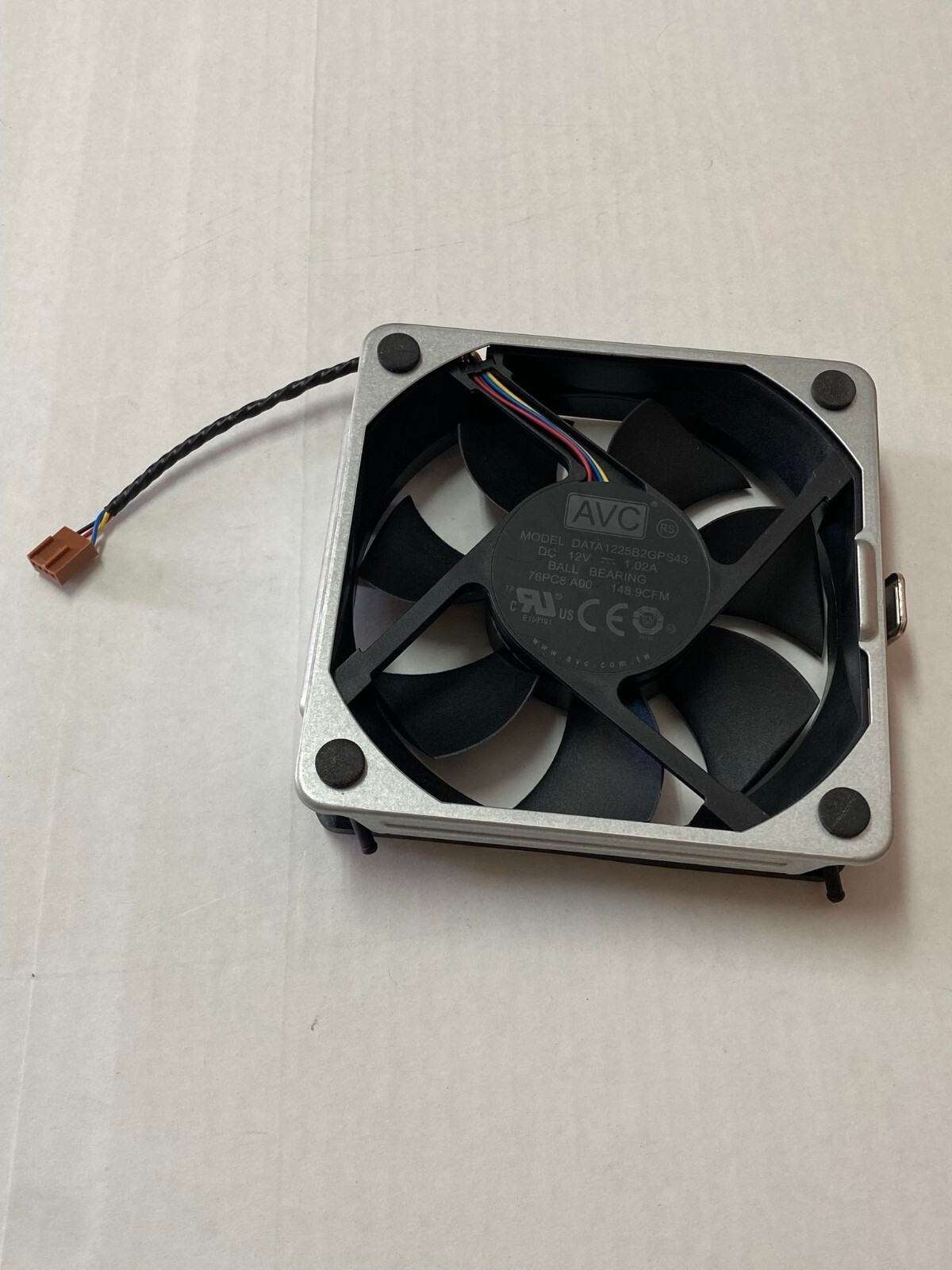 Dell XPS 8950 8940 Alienware R6 R7 R8 R13 125W CPU Cooling Fan W/ Bracket 76PC8