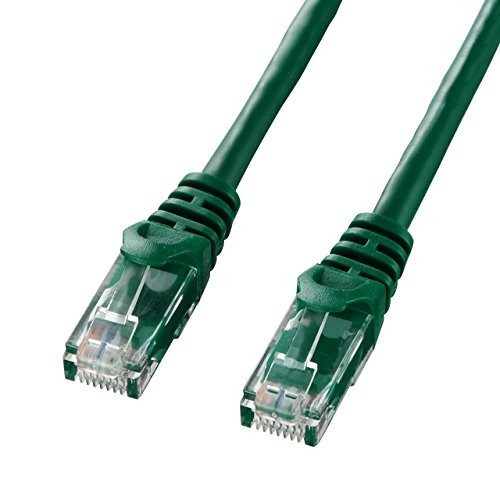 Sanwa Supply CAT6 LAN Cable, 10m, UTP, 1Gbps/250MHz, RJ45 Connector, Anti-Snag C