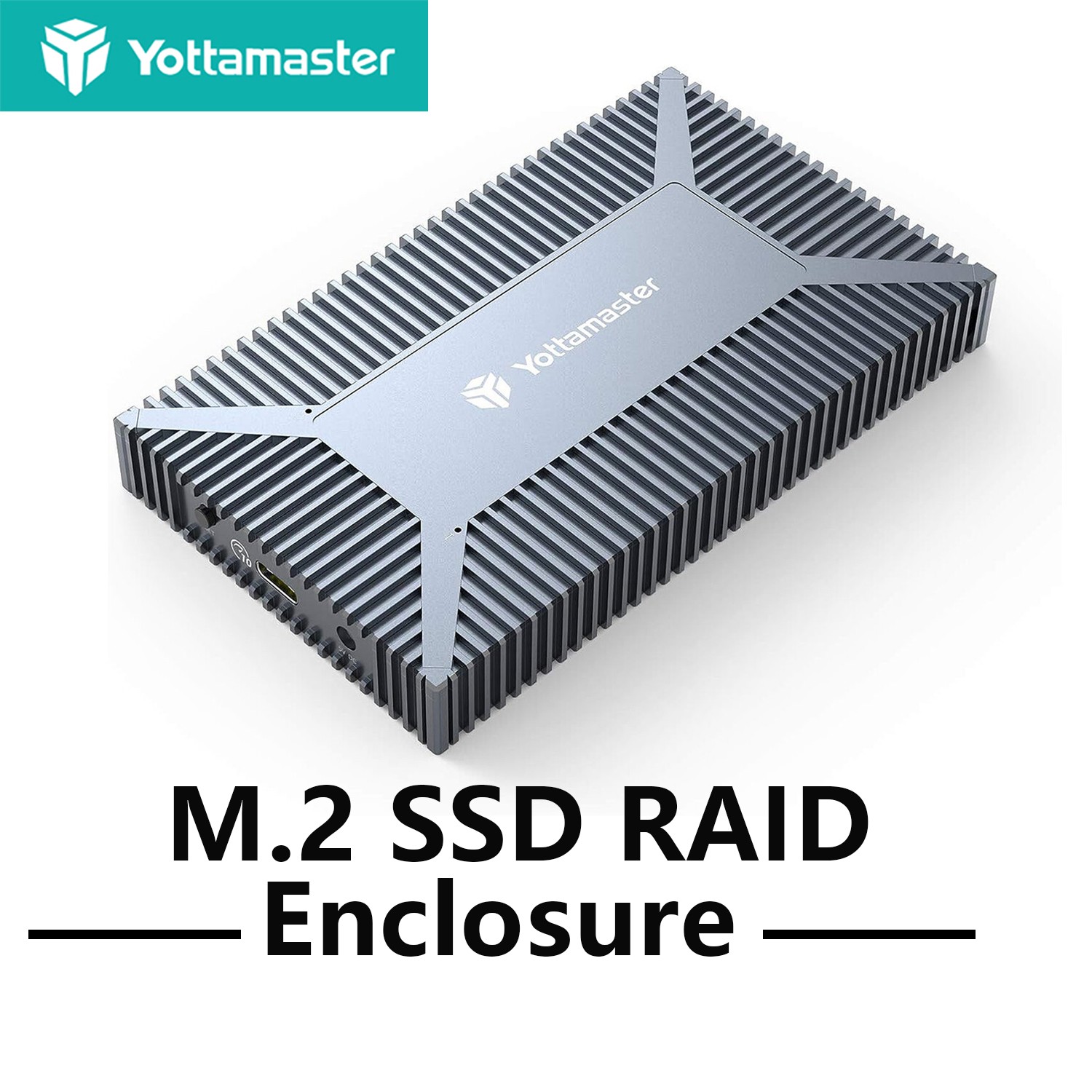 Yottamaster 40 Gbps M.2 NVMe SSD Hard Drive Enclosure USB 4 For Thunderbolt 3 4
