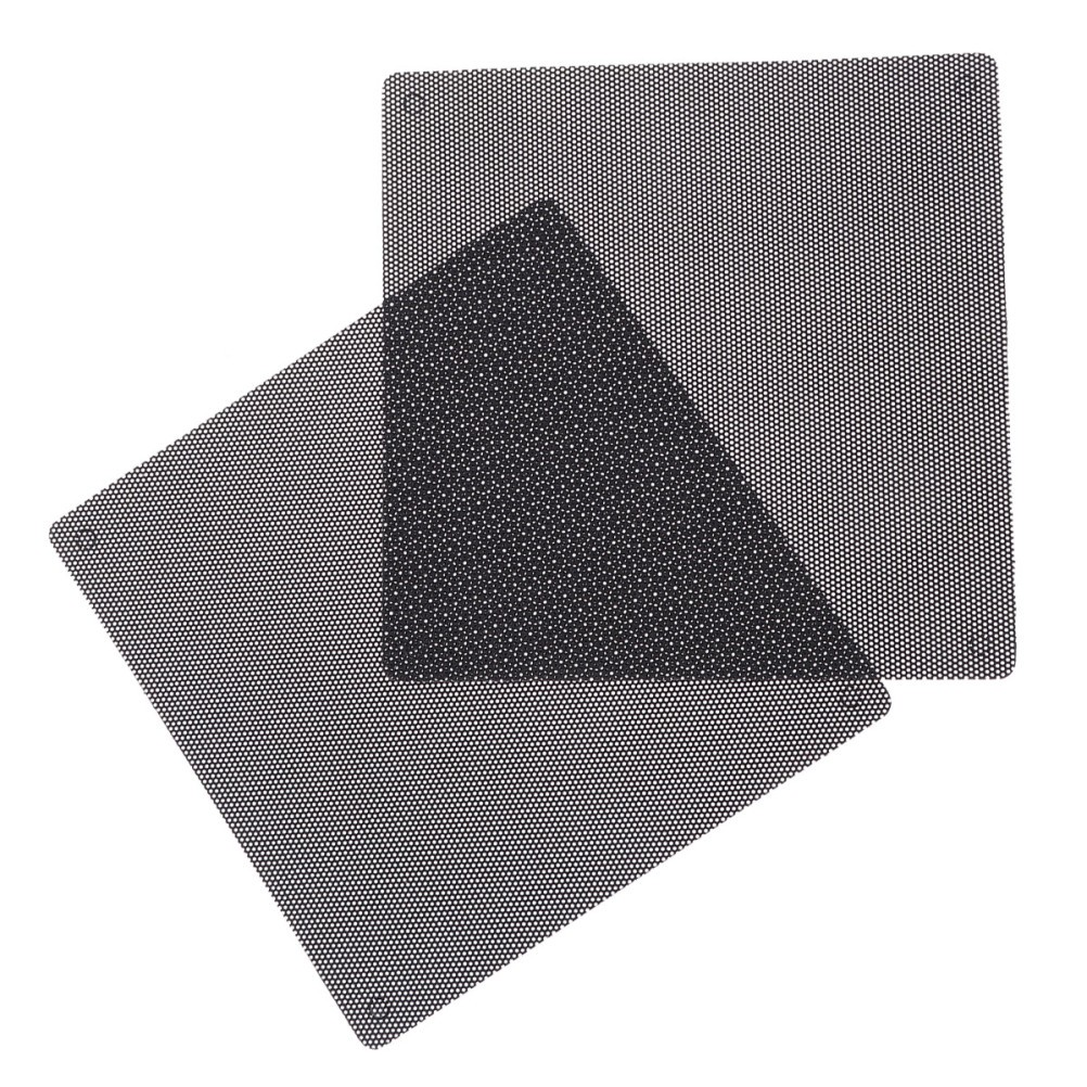 Reusable Black Mesh Cover Case for Computer Fan Dustproof and Ventilation