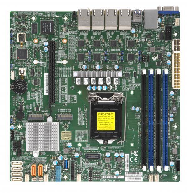 Supermicro X11SCM-LN8F LGA1151 C246 MBD-X11SCM-LN8F-O Micro ATX Motherboard