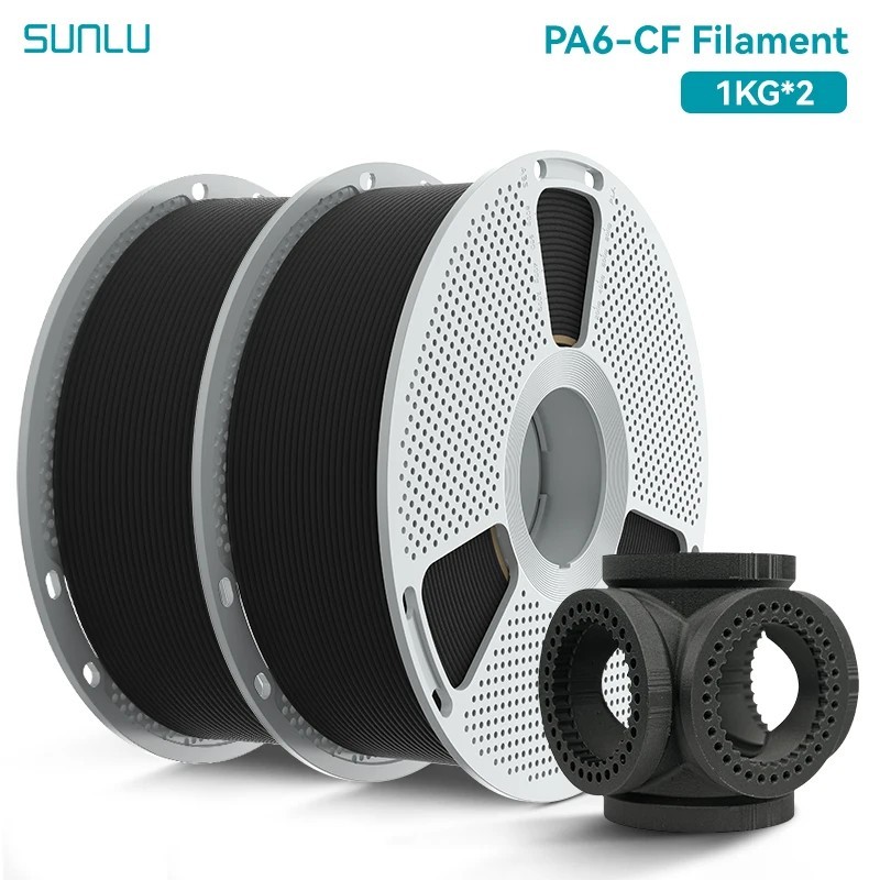 SUNLU PA6-CF/PA12-CF Carbon Fiber Nylon 3D Filament 1.75mm