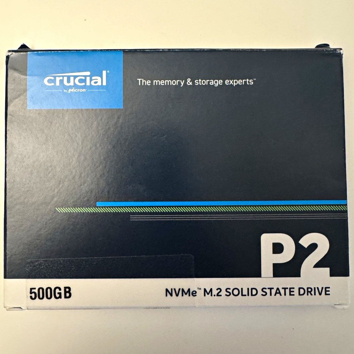 Crucial P2 500GB NVMe M.2 2280 PCIe Gen3 x4 SSD CT500P2SSD8 Open Box