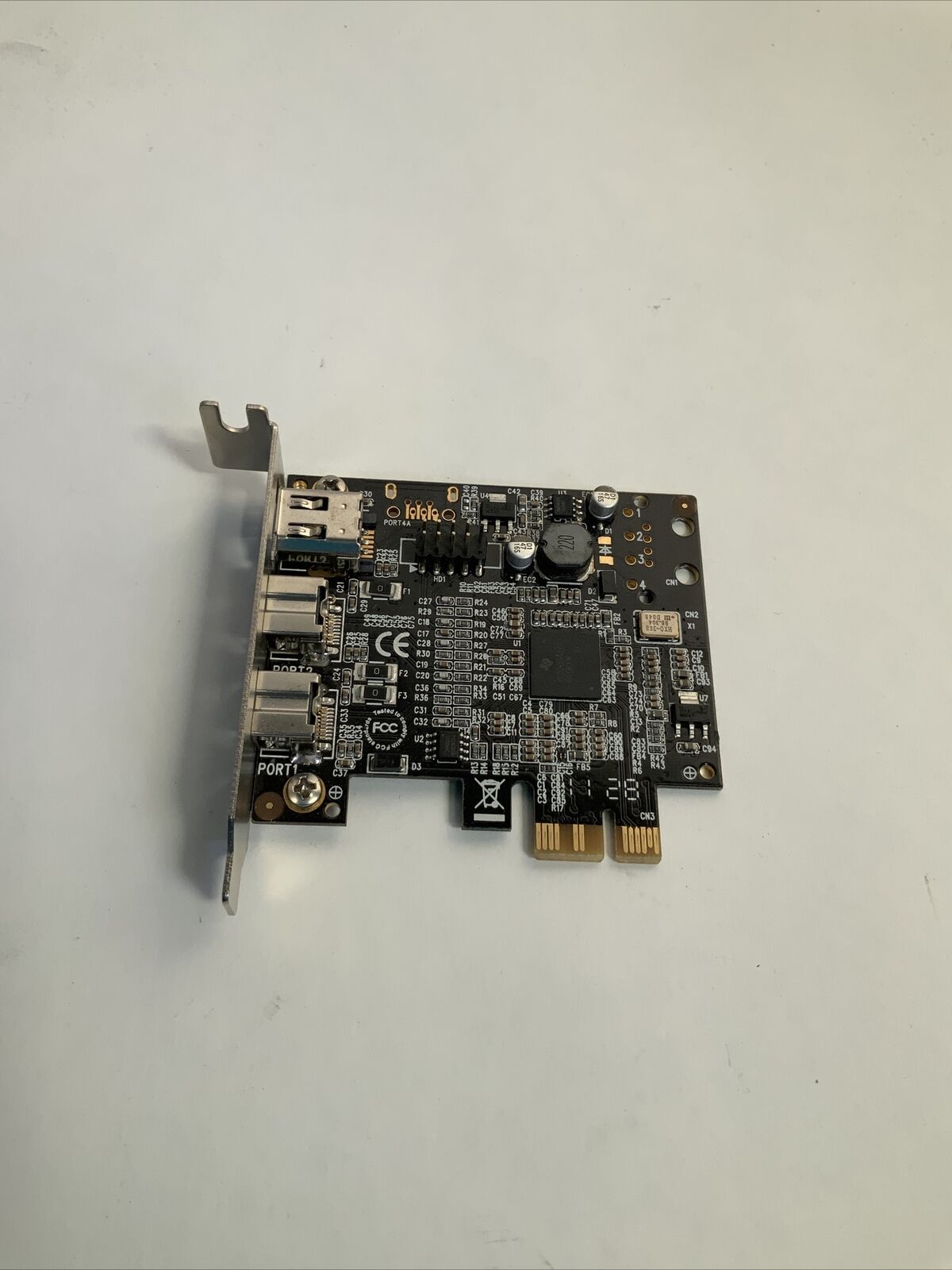 Syba SD-PEX30009 PCIe x1 Firewire Card 2x 1394B Ports 1x 1394A Port - NG Q6A