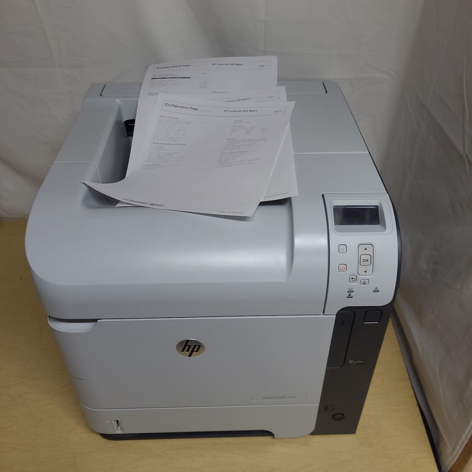 HP LaserJet 600 M601 M601DN Monochrome Printer NO TONER Duplex Network