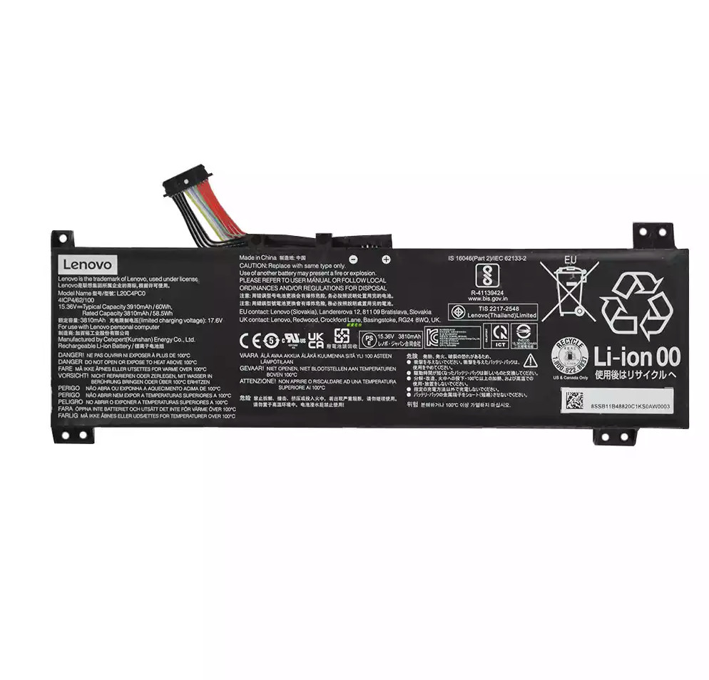 Genuine Battery L20C4PC0 L20D4PC0 L20L4PC0 L20M4PC0 For Lenovo Legion 5-15ACH6H