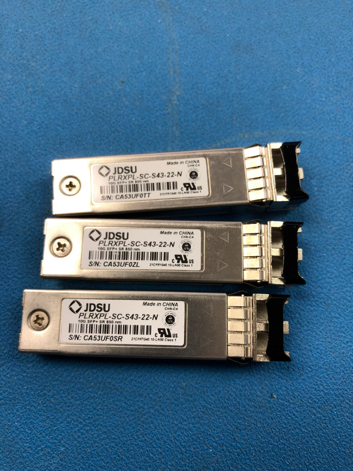 JDSU PLRXPL-SC-S43-22-N TRANSCEIVER (QTY 3)