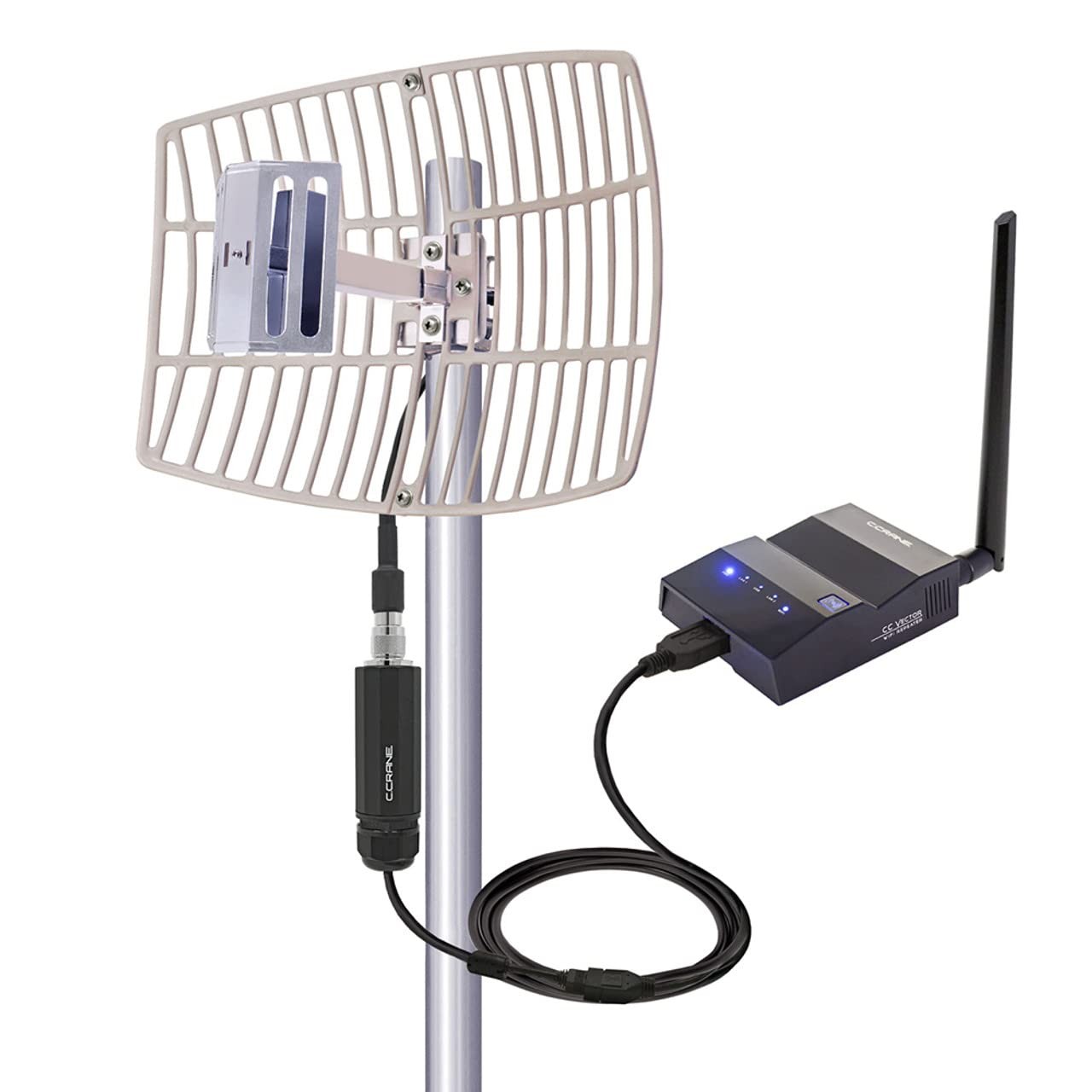 Boost Your WiFi with C. Crane Vector - Long Range Receiver for Multiple Devices