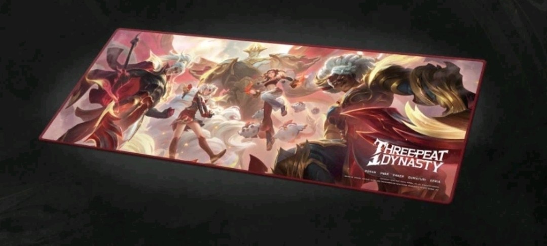 SK T1 2025 Worlds Three-Peat Dynasty Mouse Pad Official Limited