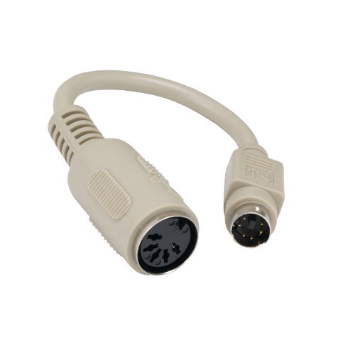 10x 6in MDIN 6 6Pin Male to DIN5 5Pin Female Adapter PS/2 Keyboard PC Computer