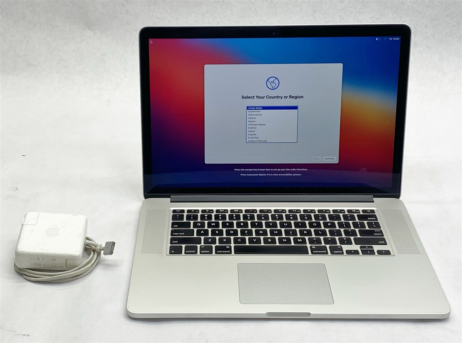 Apple MacBook Pro 11,2 A1398 Retina 15" i7-4770HQ 2.2GHz 16GB 251GB SSD Big Sur