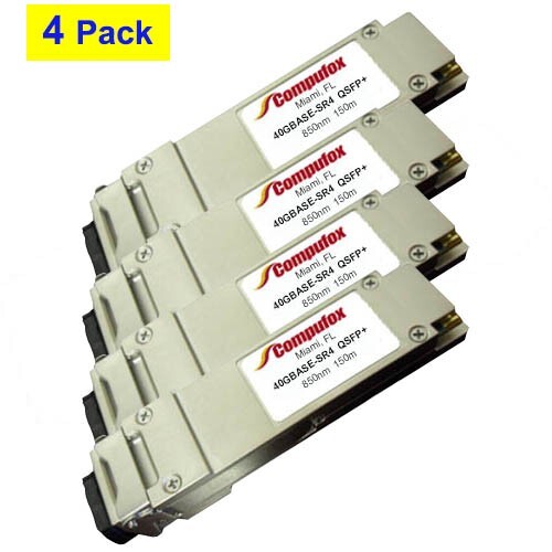 4PK - Compatible QSFP-40G-SR4 QSFP+ (MMF, 850nm, 150m) for Cisco N7K-F312FQ-25